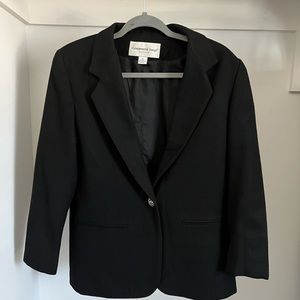 Fundamental Things Vintage Black Oversized Blazer